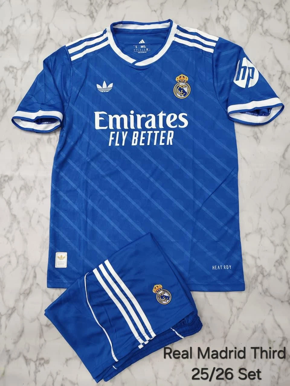 Adidas Real Madrid Third Kit 2025/26 HEAT.RDY Full Set - image 1