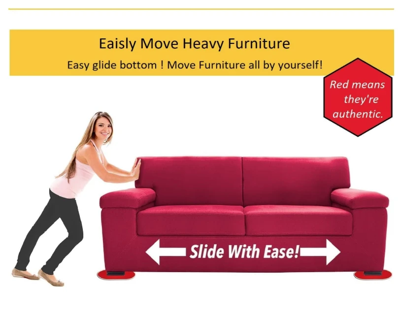 Ruby Movers Furniture Sliders for Carpet - image 2