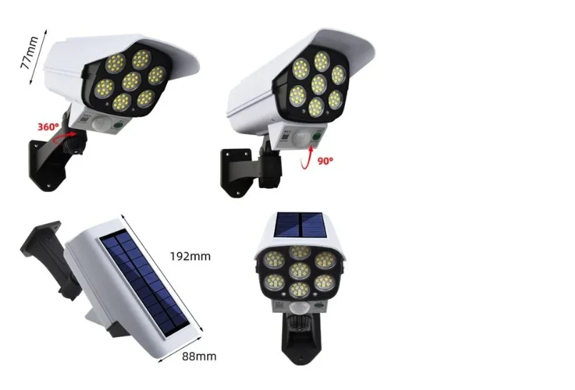 Generic Solar Sensor Light CCTV Camera with Motion Sensor - image 5