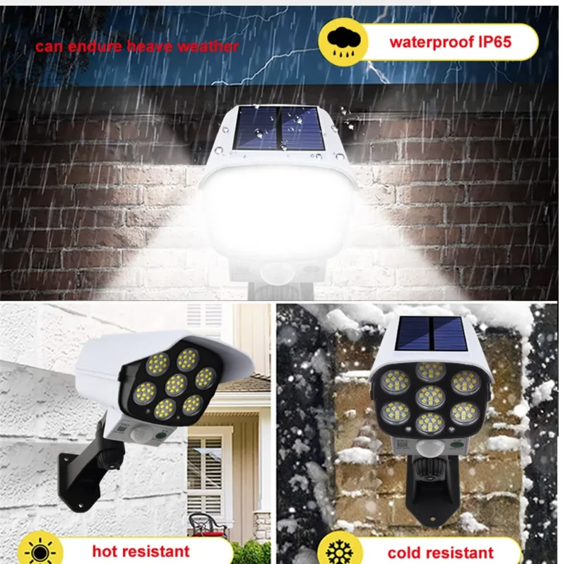 Generic Solar Sensor Light CCTV Camera with Motion Sensor - image 2