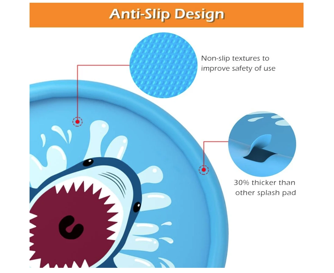 Alivio Sprinkler Pad Inflatable Splash Play Mat Outdoor - image 3
