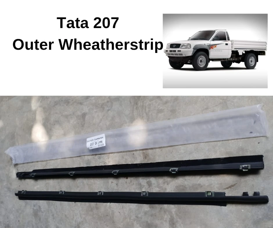 Tata 207 Cab Door Window Outer Garnish Weather-strip - image 1