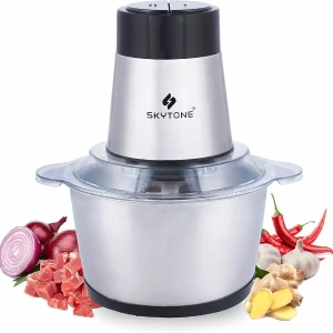 Generic 2L Electric Meat Chopper Stainless Steel
