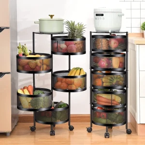 Generic 5-Tier Kitchen Storage Rack 360° Rotation