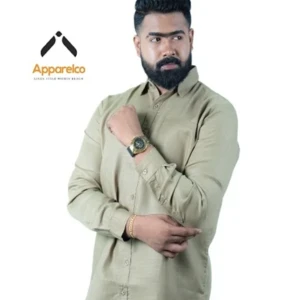 Apparelco Long Sleeve Linen Shirts Enzyme Washed