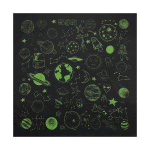 Generic Bandana Glow-in-the-Dark Space Green