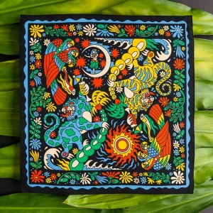 Tropical Fury Hurricane Bandana Vibrant Design