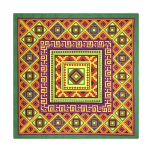 Vivid GeoHarmony Bandana Geometric Design