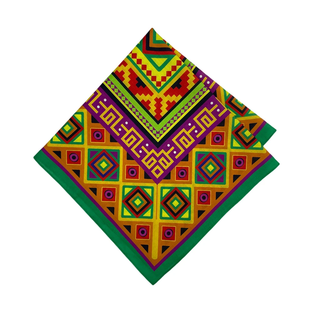 Vivid GeoHarmony Bandana Geometric Design - image 3