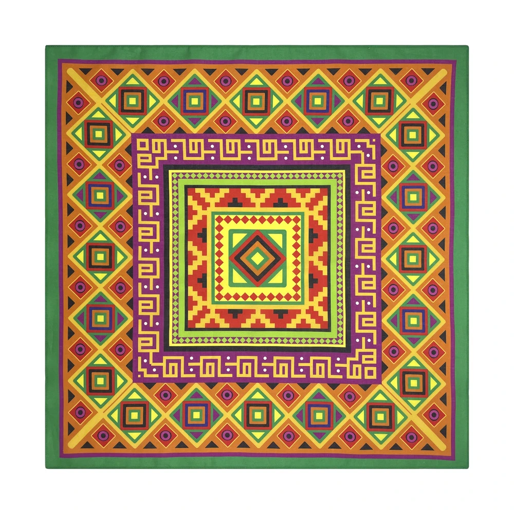 Vivid GeoHarmony Bandana Geometric Design