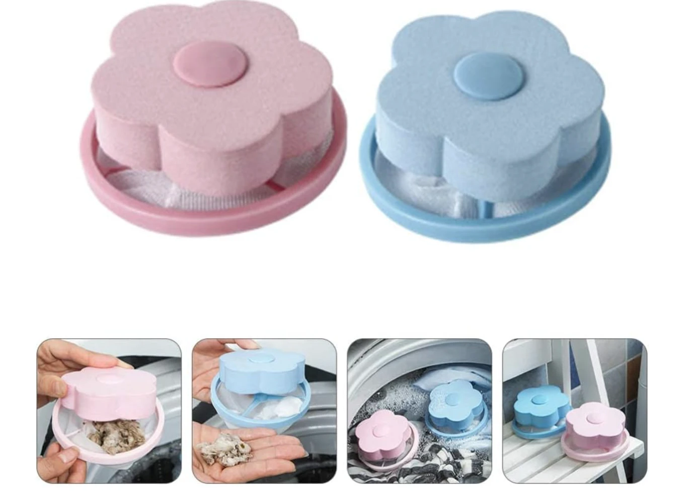 Generic Washing Machine Floating Fur Filter Bag - image 6