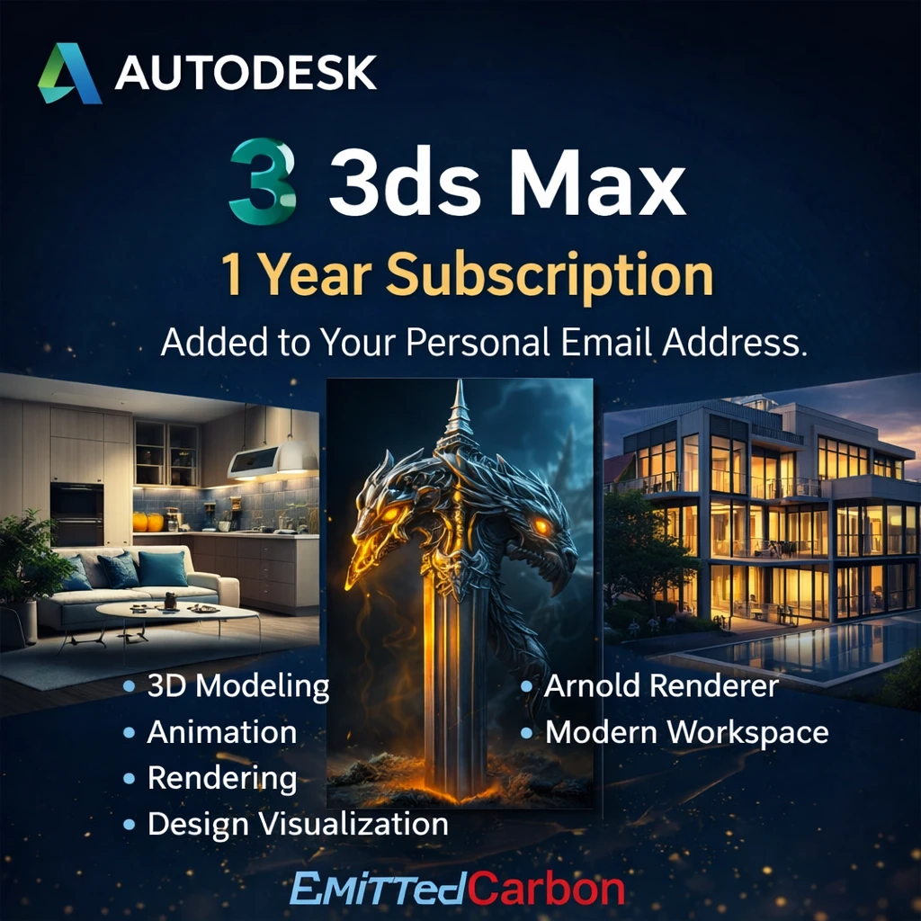 Autodesk 3ds Max 1-Year Subscription