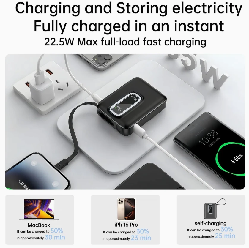 Aspor A313 10000mAh Portable Power Bank - image 6