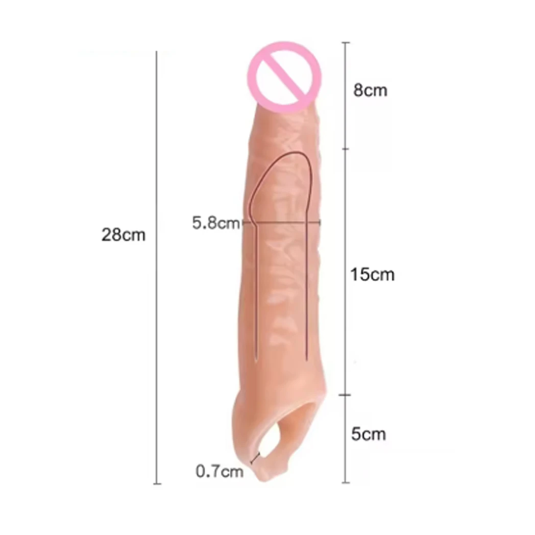 Generic Penis Sleeve Extender Condom Sex Toys - image 2
