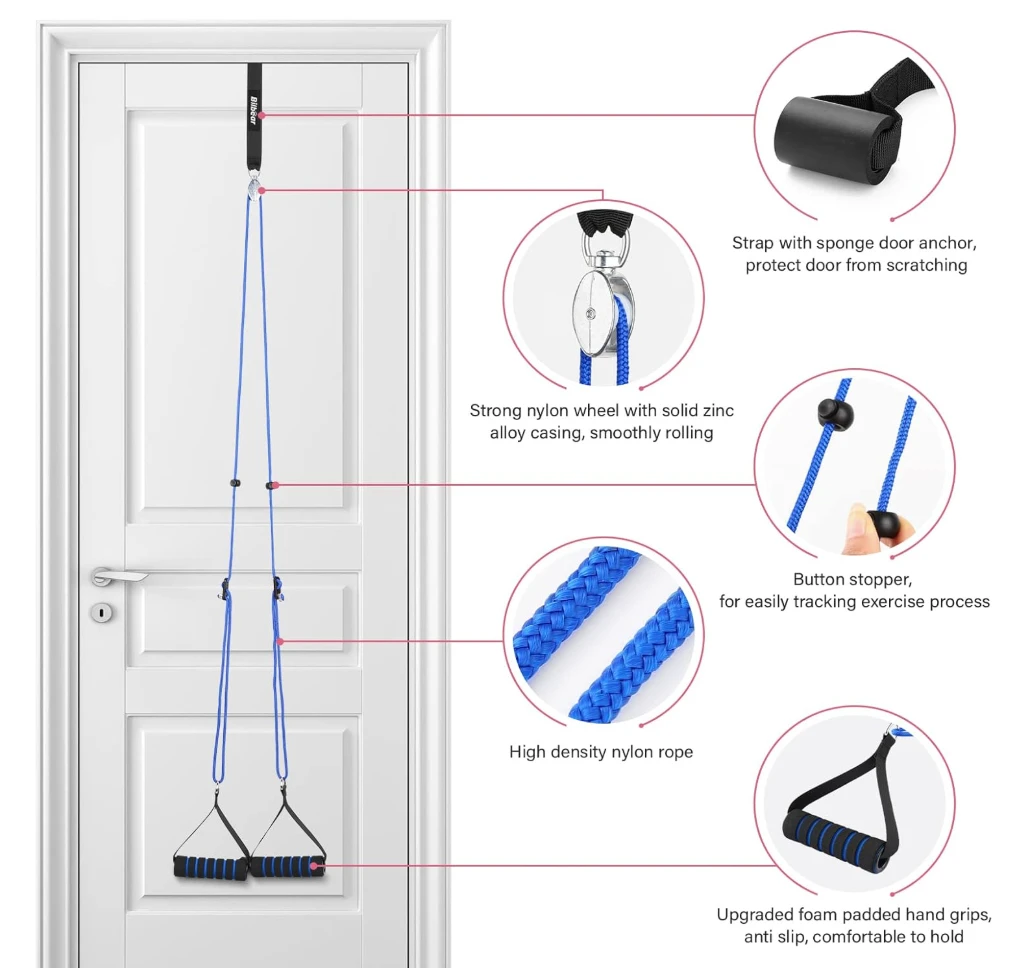 Bilbear 50SN0010 Over The Door Shoulder Pulley - image 4