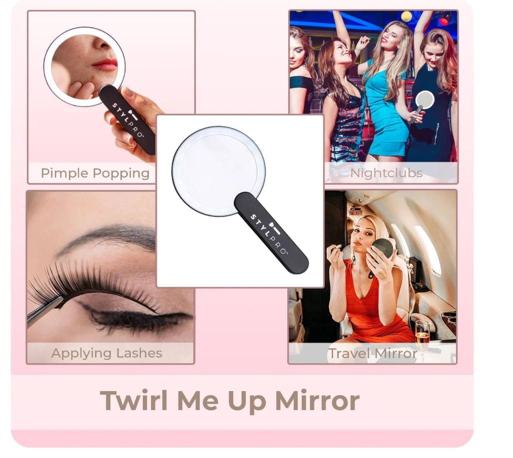 STYLPRO Twirl Me Up Mirror LED Ring Light - image 3