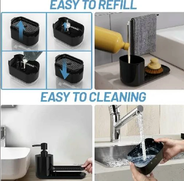 Generic Dish Soap Dispenser 4-in-1 Organizer - image 3
