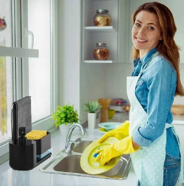Generic Dish Soap Dispenser 4-in-1 Organizer - image 2