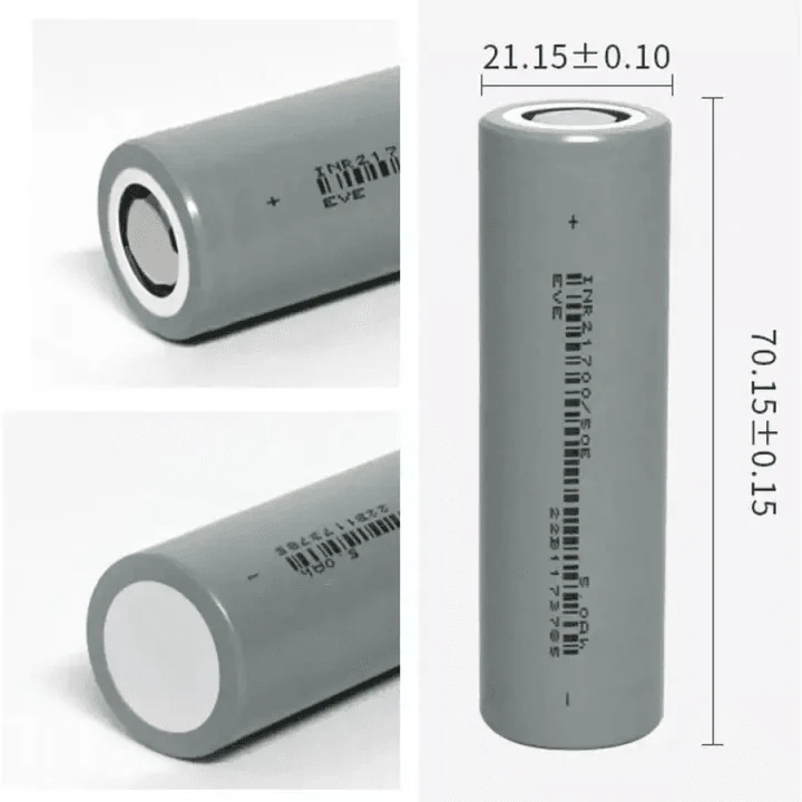 EVE INR21700-50E 5000mAh Rechargeable Battery - image 2