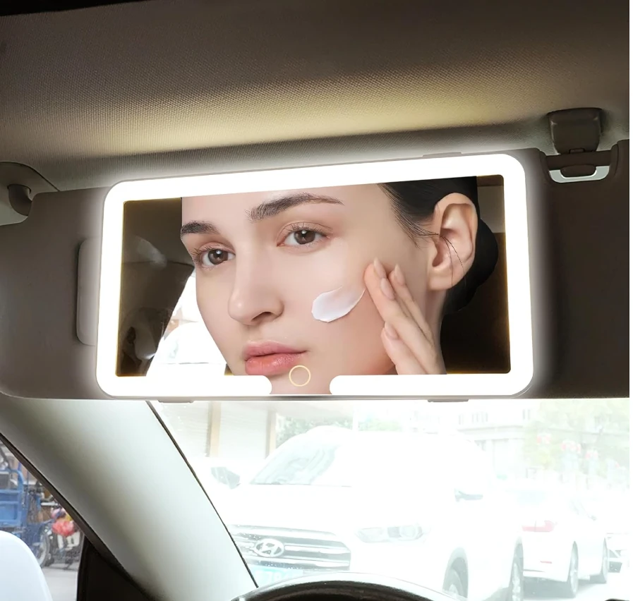 Generic Car LED Vanity Mirror with 3 Light