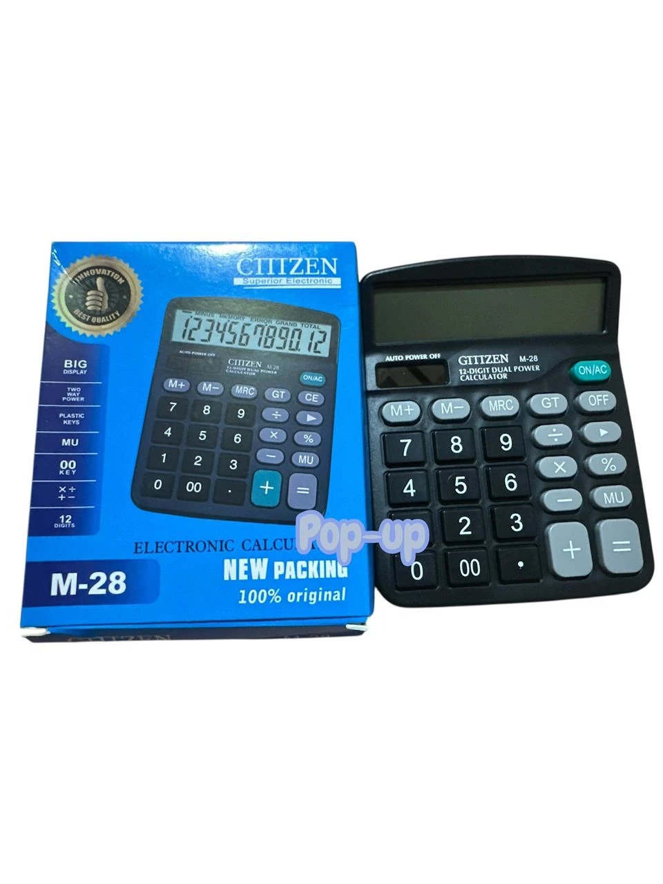 Generic M28 12-Bit Dual Power Calculator - image 2