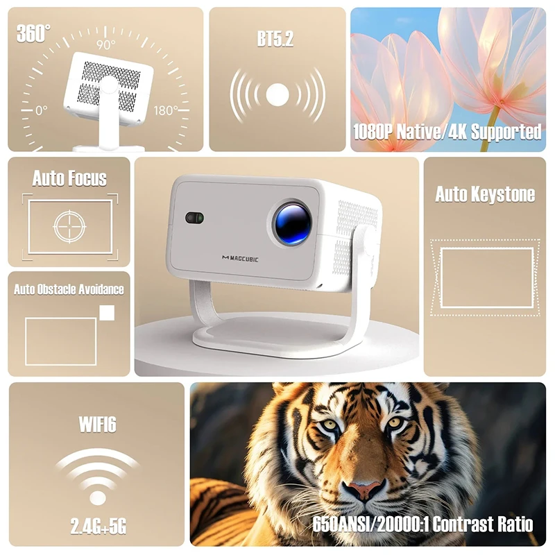 Magcubic L018 Portable 1080P Smart Projector - image 2