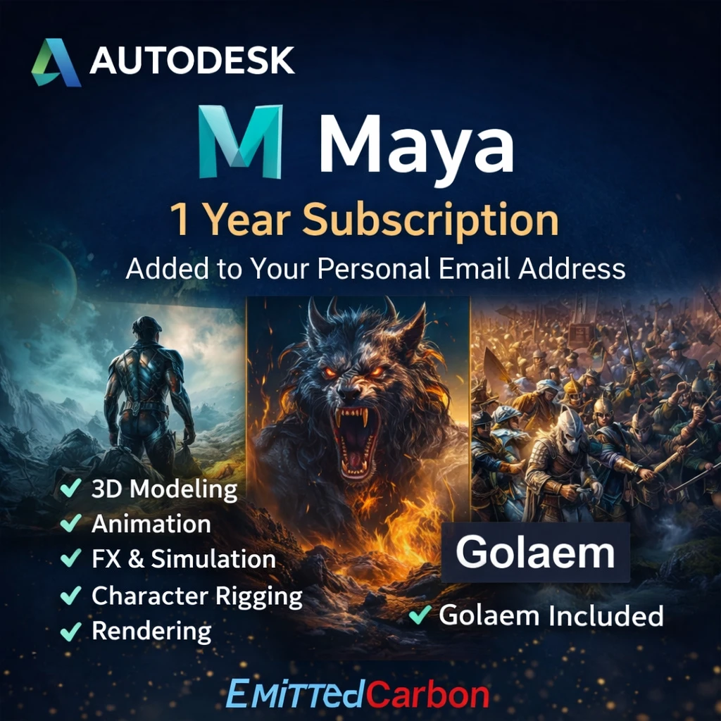 Autodesk Maya 1-Year Subscription
