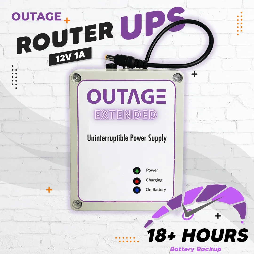 OUTAGE 12V 1A Router UPS EXTENDED - image 4