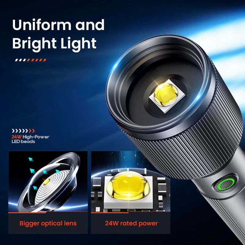 Philips SFL2143 Telescopic Zoom 1100 Lumen Flashlight - image 10