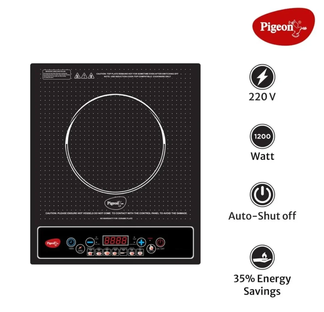 Pigeon 1200 W Induction Cooker Push Button