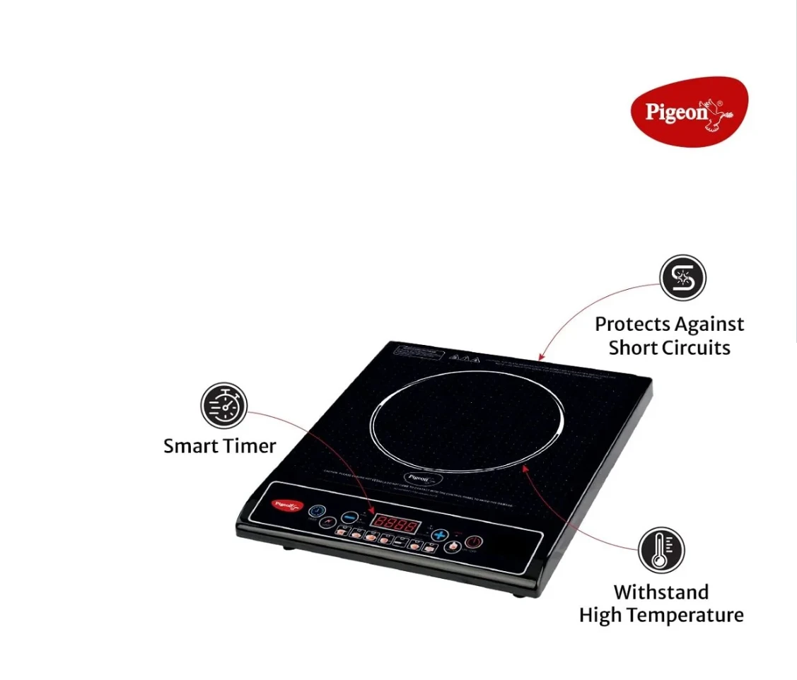 Pigeon 1200 W Induction Cooker Push Button - image 3