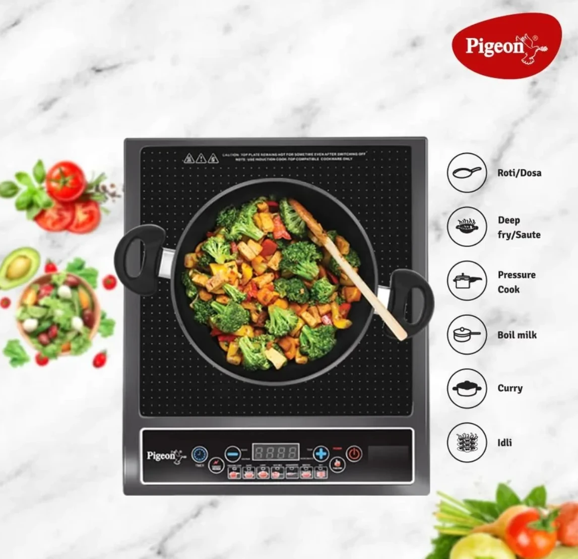 Pigeon 1200 W Induction Cooker Push Button - image 2