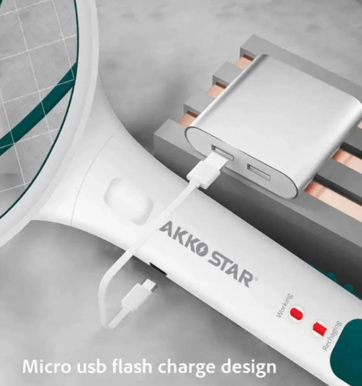 Akko Star Rechargeable Electric Insect Killer Bat - image 2