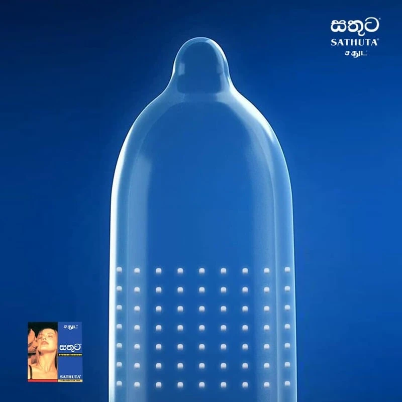 SATHUTA Condoms Studded for Enhanced Pleasure (3 Pcs) - image 5