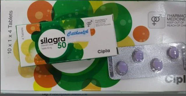 Silagra Delay Pills 50mg 40 Tablets (BOX) for ED - image 1
