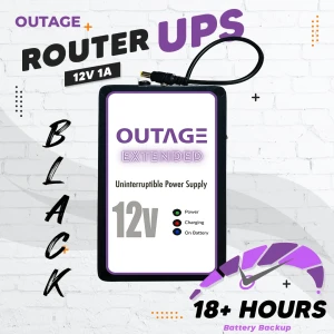 OUTAGE 12V 1A Router UPS EXTENDED