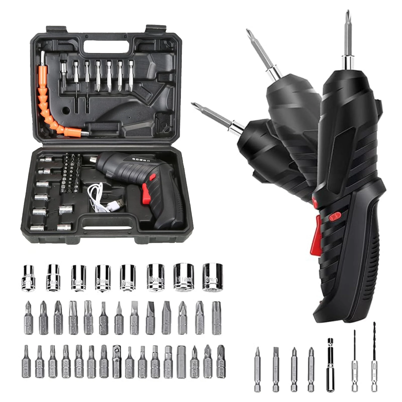 Generic Tool Kit Multifunction Cordless 48 pcs - image 2