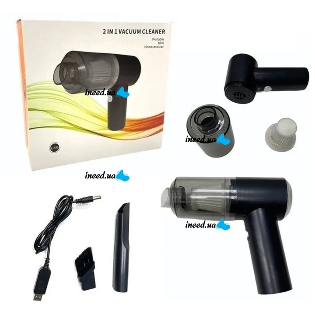 Generic 2 in 1 Portable Vacuum Cleaner - image 2