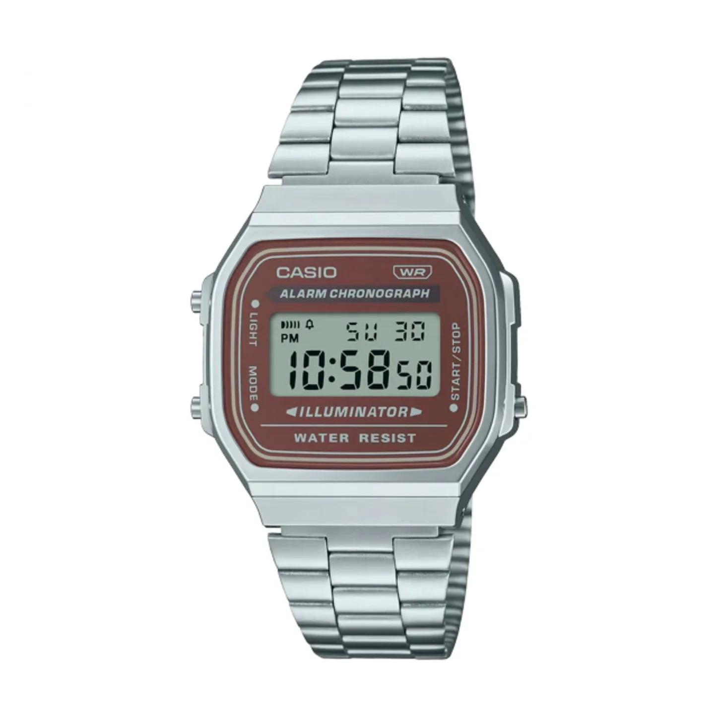 Casio A168WA-5AYDF Boys Casual Digital Watch