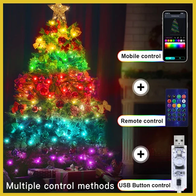 Generic Fairy String Lights Dream Color USB Powered Bluetooth - image 2