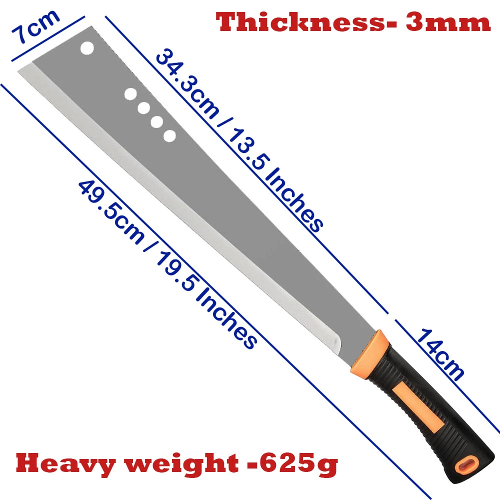 Heavy Duty Long Knife Fish Meat Cutting Knife - image 3