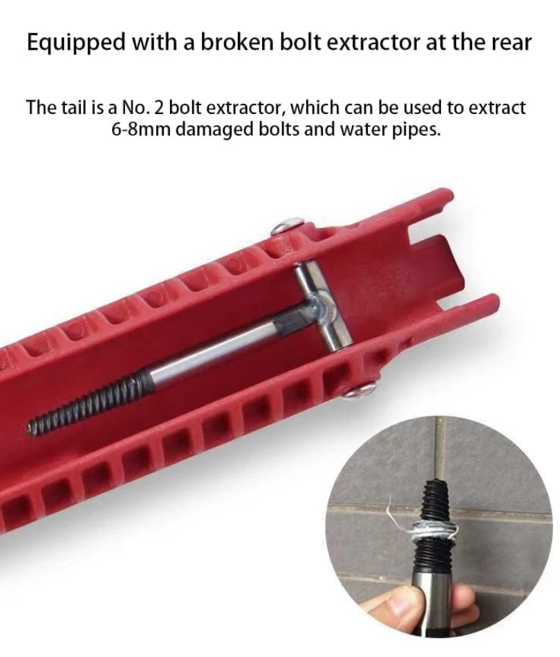 Plumber Tools 8 in 1 Multifunctional - image 4