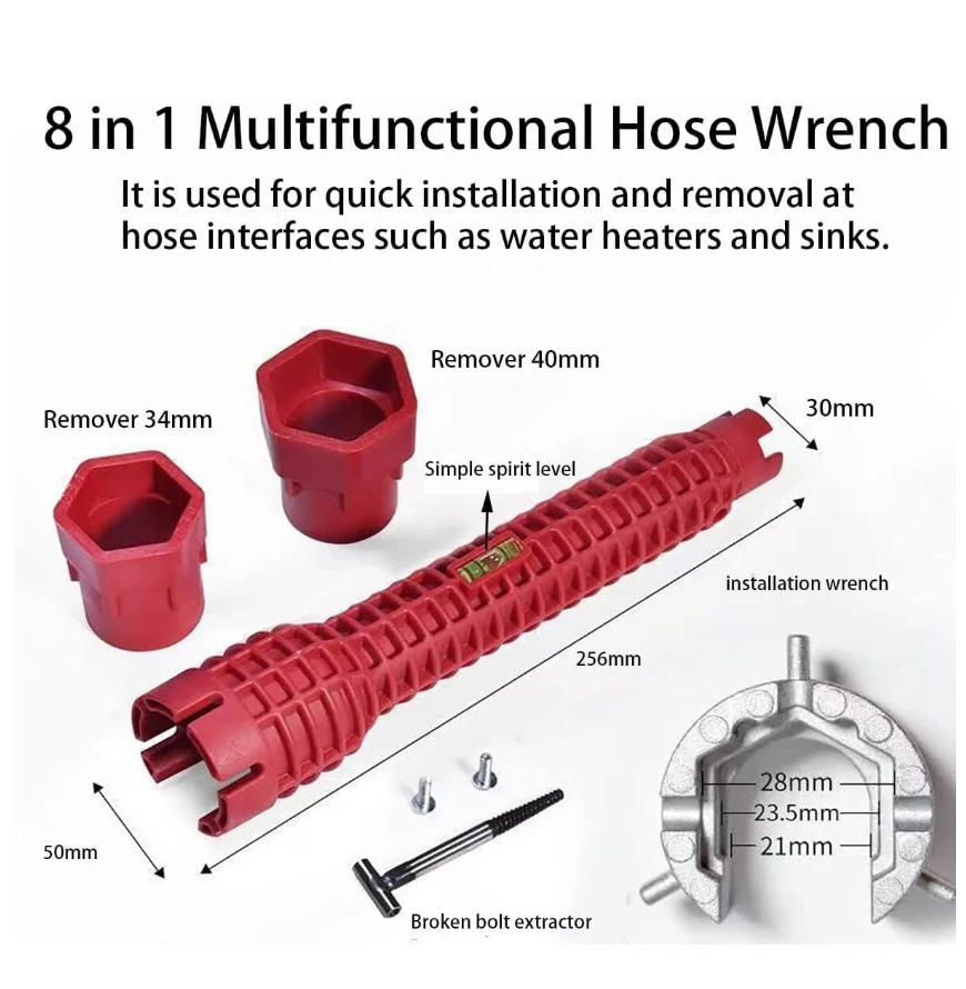 Plumber Tools 8 in 1 Multifunctional - image 2