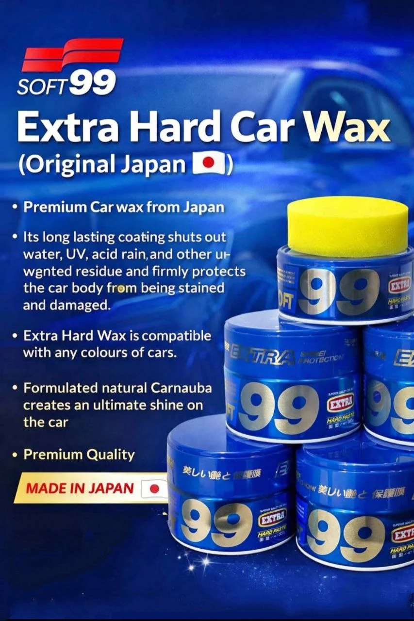 SOFT 99 Extra Hard Car Wax Blue Japan 300G