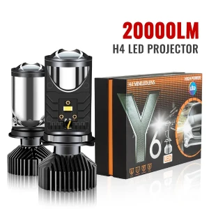 Generic Y6 H4 LED Projector Hi-Lo Fan Cooling Headlight