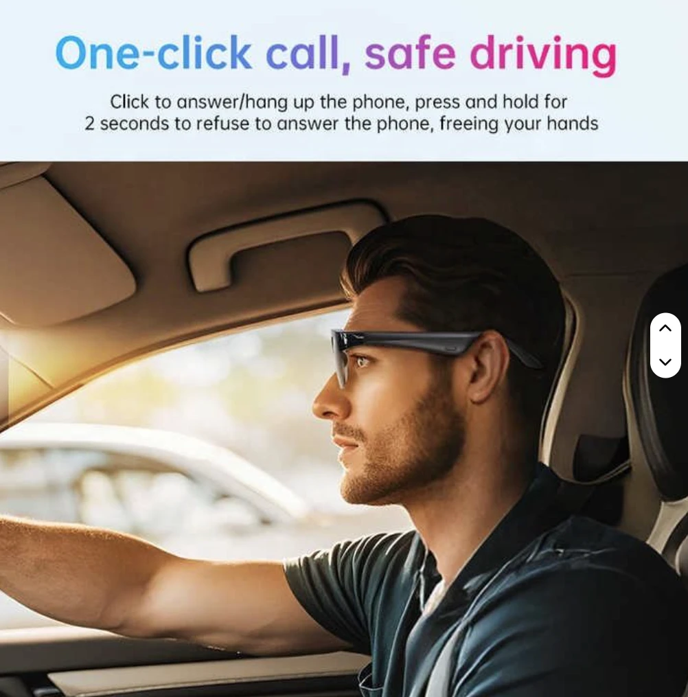 XG89 Bluetooth Glasses Real-time AI Smart Translator - image 2