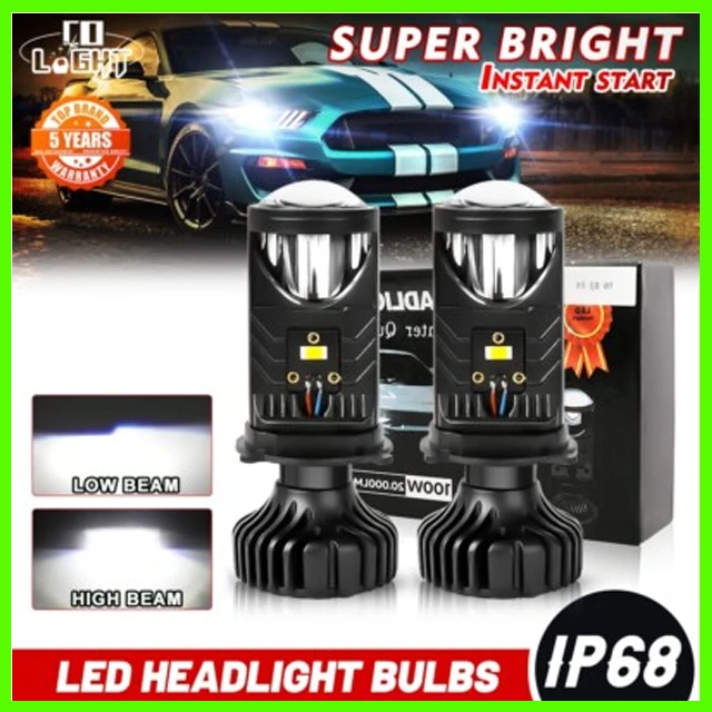 Generic Y6 H4 LED Projector Hi-Lo Fan Cooling Headlight - image 2