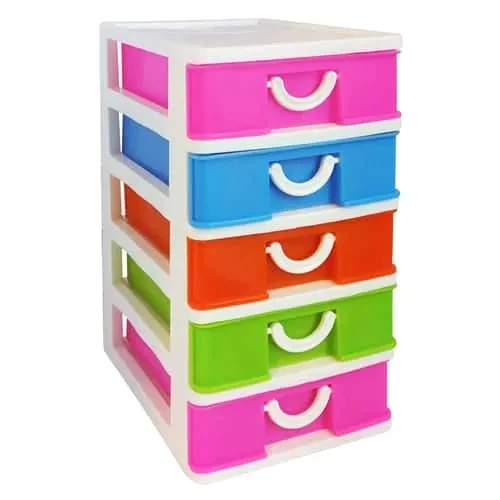 5 Layer Mini Plastic Drawer Cabinet - image 2