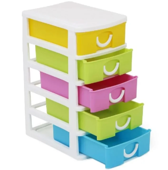 5 Layer Mini Plastic Drawer Cabinet - image 3