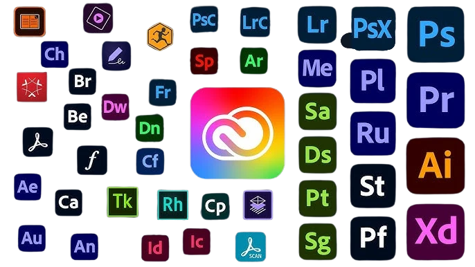 Adobe Creative Cloud All Apps 1 Month Subscription - Key